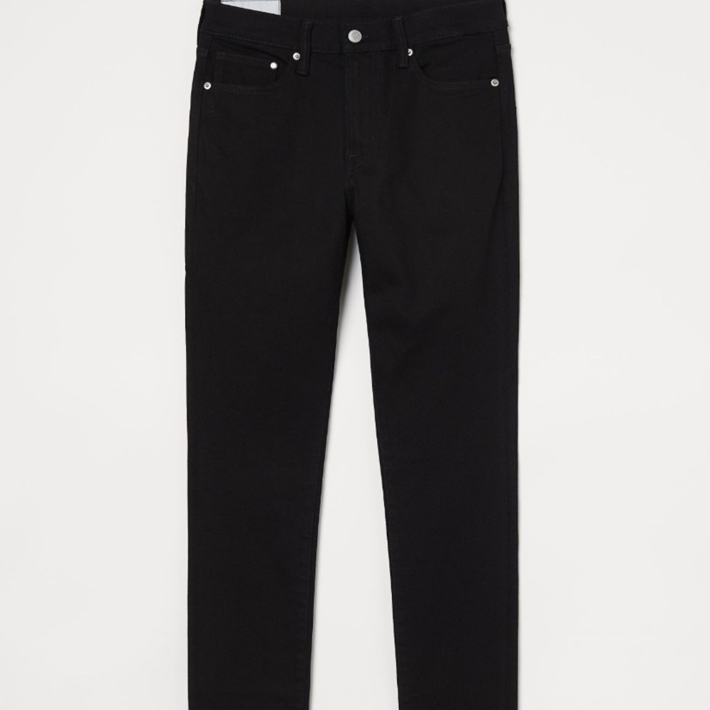 Black super skinny high waist jeans size 8